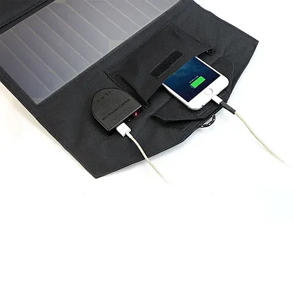 Skladateľná solárna nabíjačka Allpowers 21W 18V a 5V USB