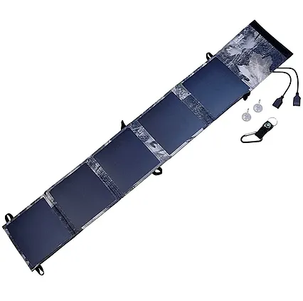 Skládatelný solární panel ES-5 18W 2x USB 5V