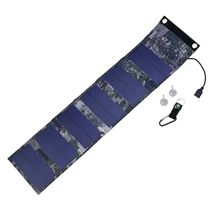 Skládatelný solární panel ES-6 9W 2x USB 5V