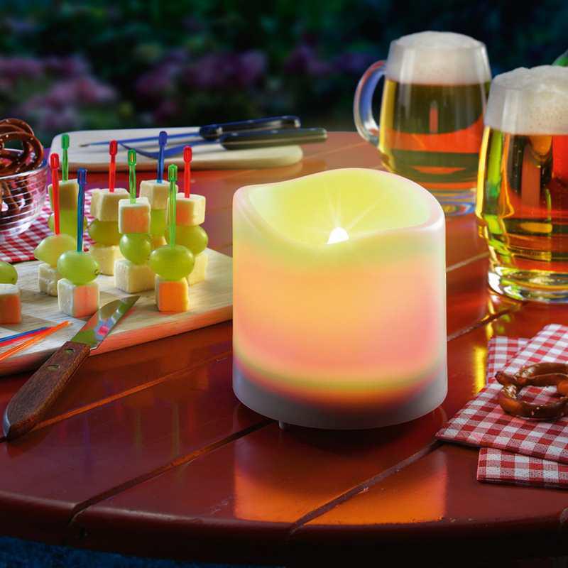 Solárna LED dekoračná sviečka Esotec Candle Light 102079