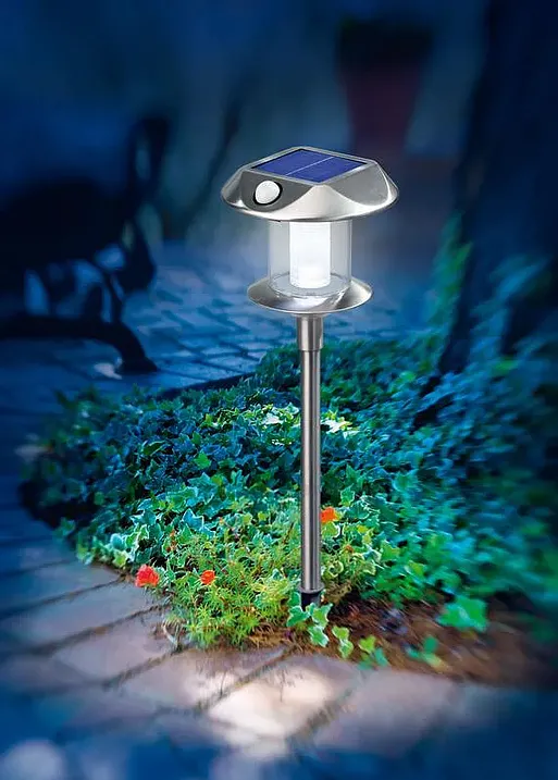 Solárna LED lampa Esotec Sunnylight PIR 102092 Duo Color