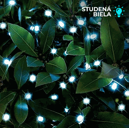 Solární LED řetěz Cole & Bright Dual Power 200 LED 14,9m