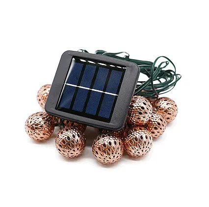 Solárna LED reťaz SolarCentre Elan Copper Ball SS9954 20 LED