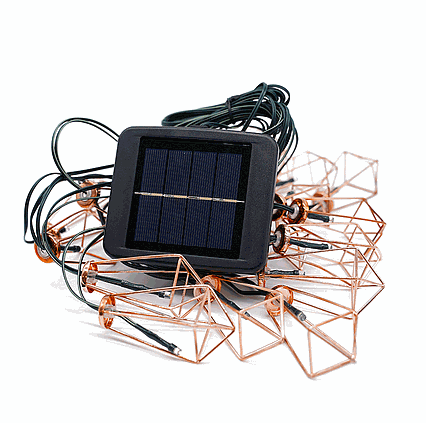 Solárna LED reťaz SolarCentre Elan Copper Pendant SS9955 20 svietidiel