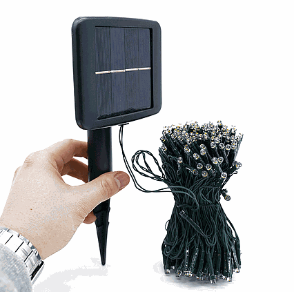 Solární LED řetěz SolarCentre Elan SS9945 100 LED / 10m teplá bílá