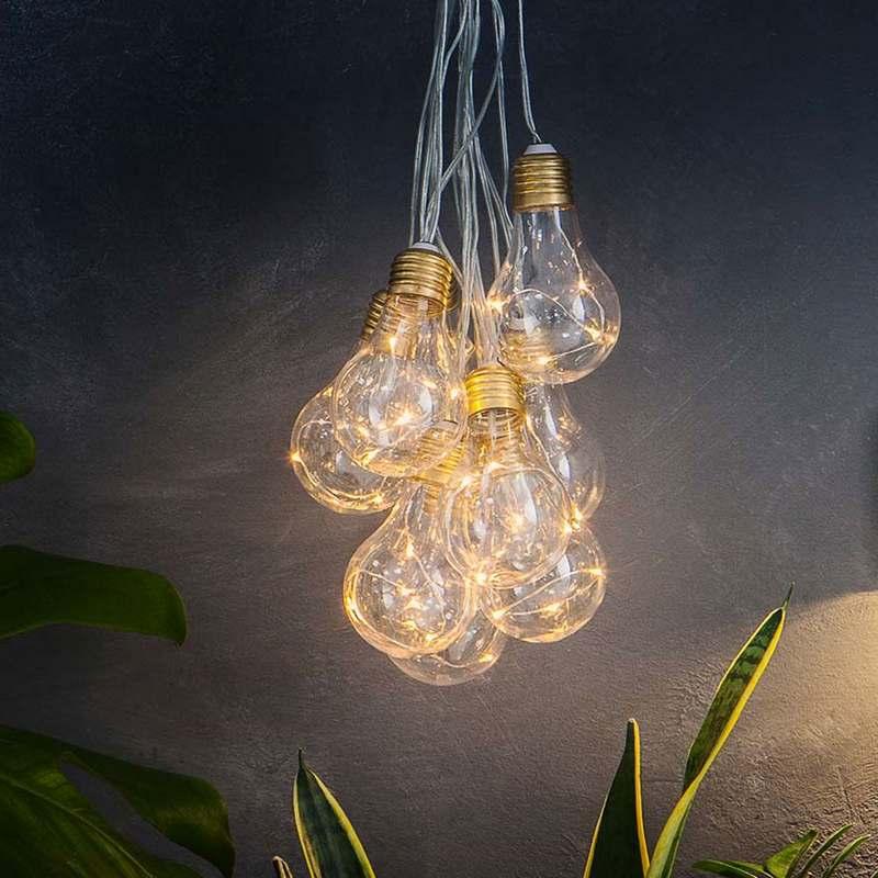 Solárna LED reťaz SolarCentre LVB20 Lumify Vintage s USB - 20 svetiel