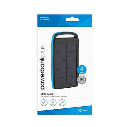 Solárna nabíjačka a powerbank Xlayer PLUS Solar 20 000mAh