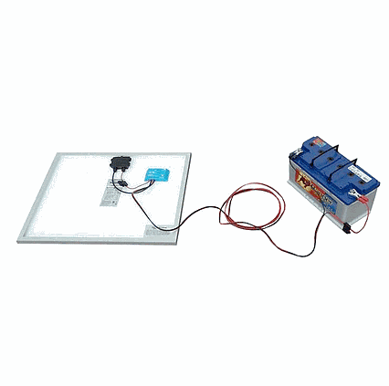 Solární nabíječka autobaterií 50W/12V