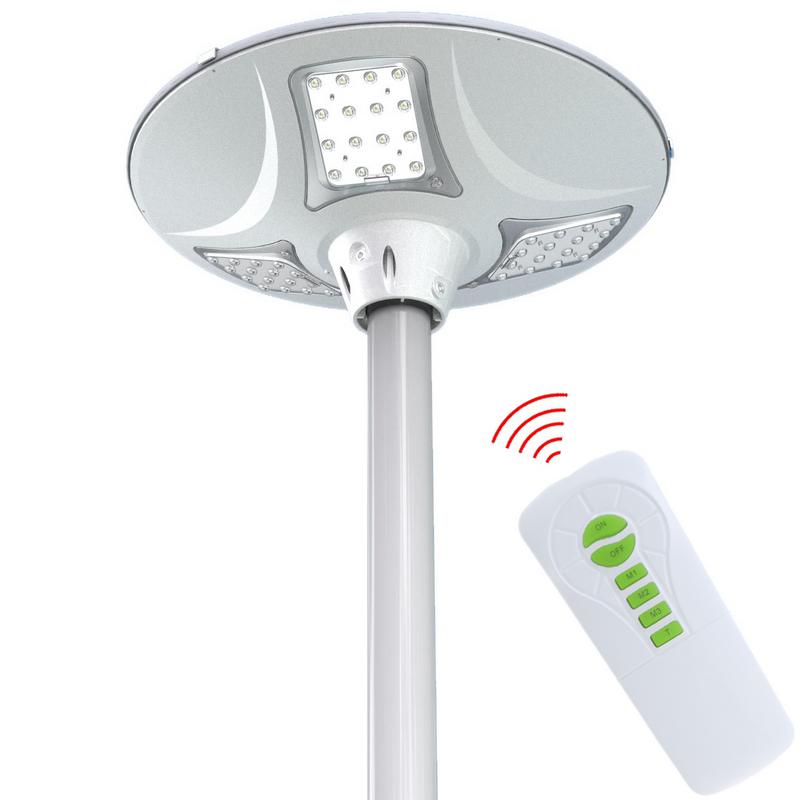 Solární pouliční lampa SLL12 18W 2000 Lumenů s dálkovým ovládáním