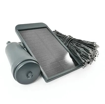 Solárna svetelná reťaz s USB Lumify Solarcentre - 300 LED / 30m studená biela