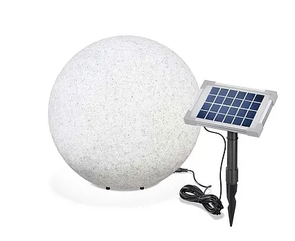 Solární zahradní koule Esotec Mega Stones 106021 40cm - kamenná