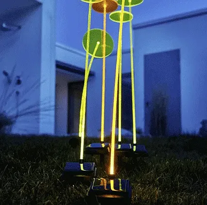 Solárne dekoratívne LED osvetlenie Lumix Swing Lights S 22003 - Oranžová