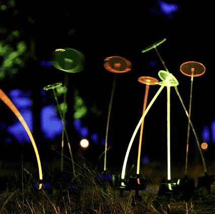 Solárne dekoratívne LED osvetlenie Lumix Swing Lights S 22014 - Zelená