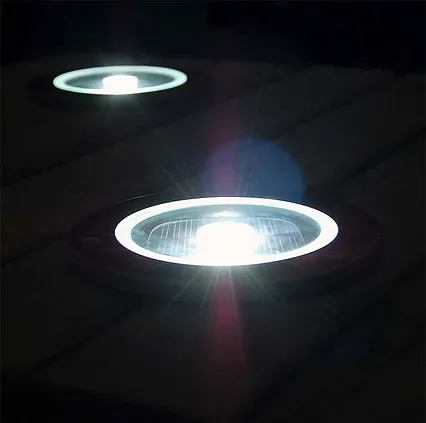 Solárne okruhlé podlahové osvetlenie SolarCentre SS90545 (sada 4 svetiel)