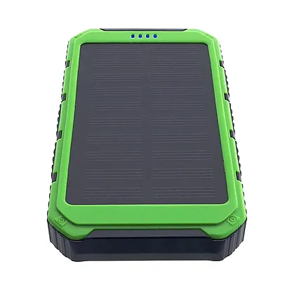 Solárna powerbanka 0.8W 6000mAh S6000G zelená