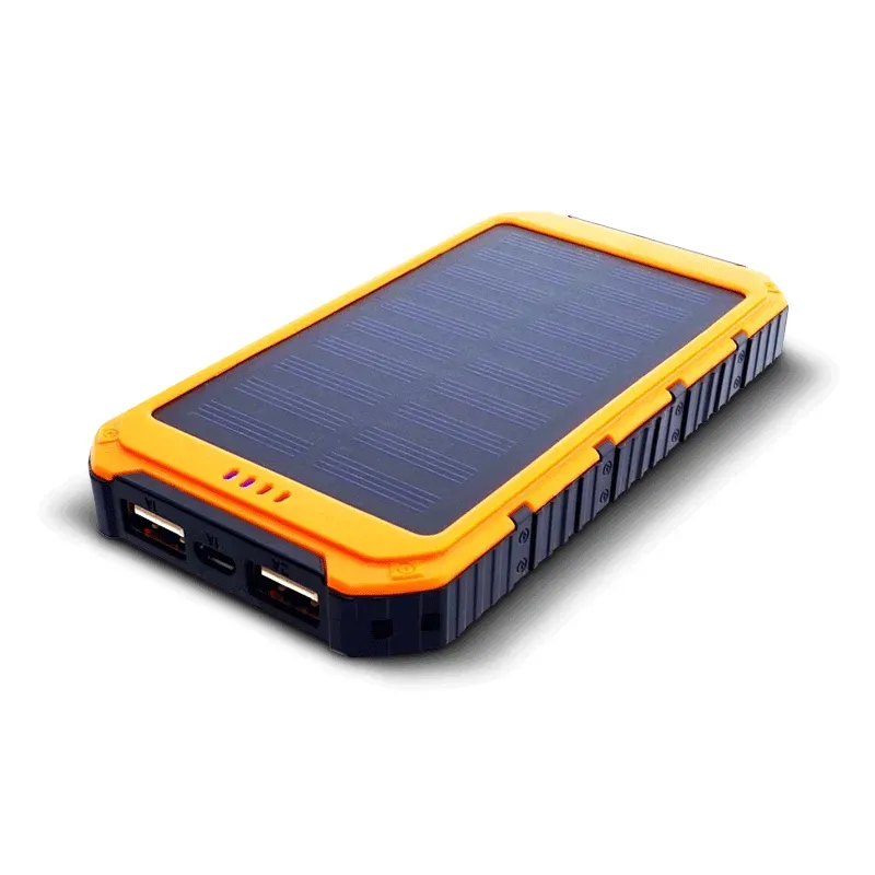 Solárna powerbanka 0.8W 6000mAh S6000Y oranžová