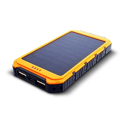 Solárna powerbanka 0.8W 6000mAh S6000Y oranžová