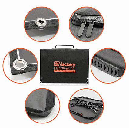 Solární skládatelný panel jackery PowerSaga 60W 18V