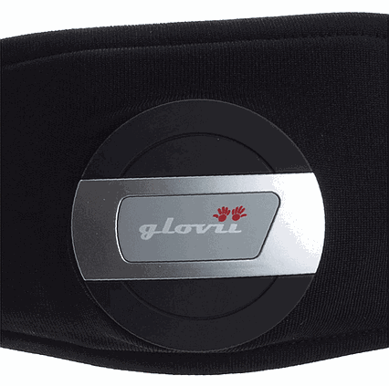 Športová čelenka Glovii BG2XO s bluetooth farba čierna