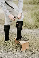 Vyhřívané ponožky Alpenheat FIRE-SOCKS vlna velikost XL s dálkovým ovládáním