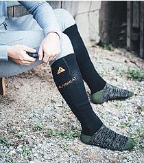Vyhrievané ponožky Alpenheat FIRE-SOCKS vlna veľkosť XL