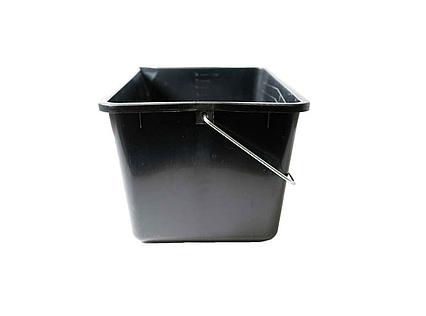 Plastové vědro Beko 12L černé s kovovou rukojetí