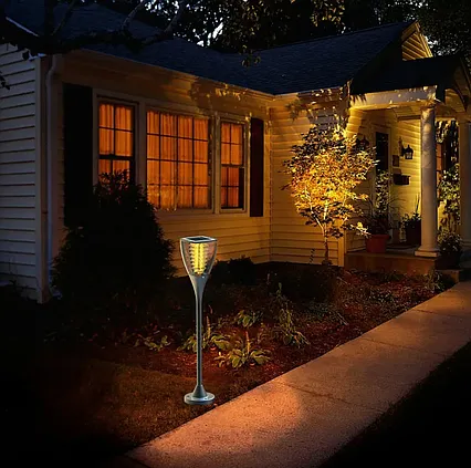 Zahradní solární LED lampa Powerneed 1,6 W 100lm teplá bílá 80 cm