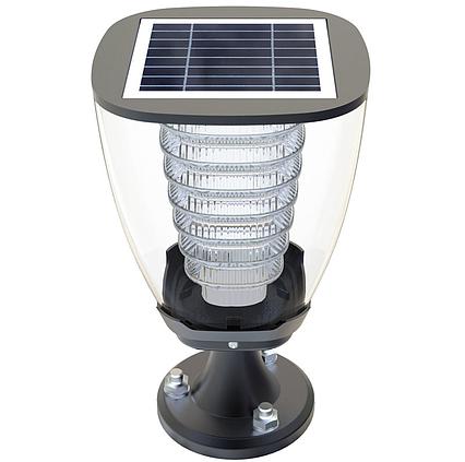 Zahradní solární LED lampa Powerneed 1,6 W 100lm teplá bílá 27cm