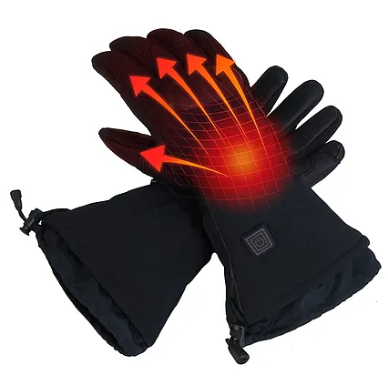 Vyhrievané lyžiarske rukavice Glovii GS7 veľkosť XL