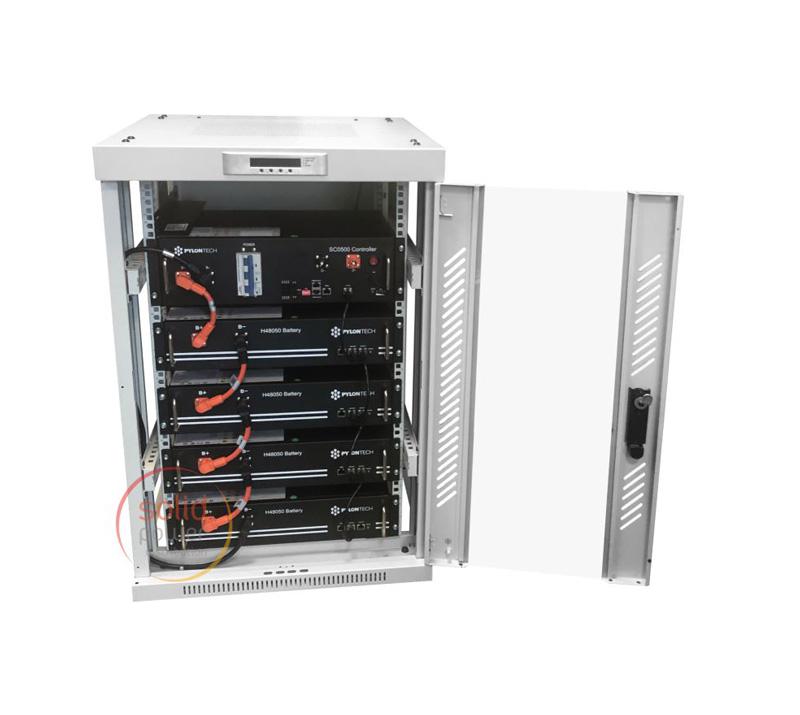 PylonBox 24U Plus na 6ks US3000 - šedý