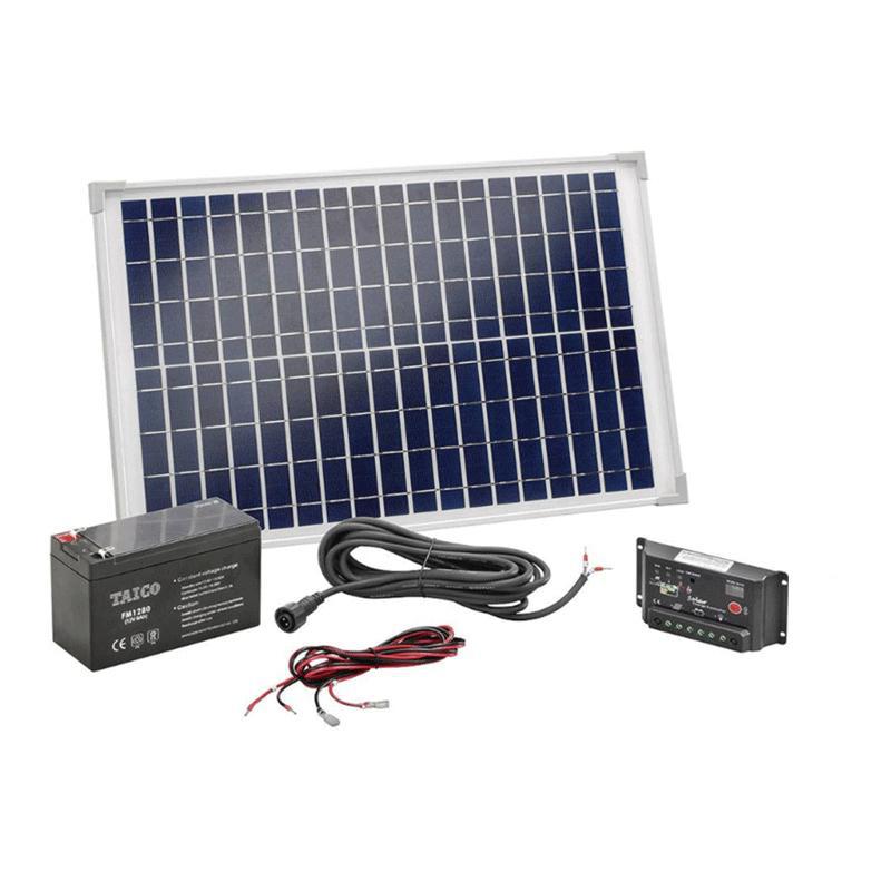 Solární sada Esotec 120005, 20Wp modul, akumulátor a regulátor