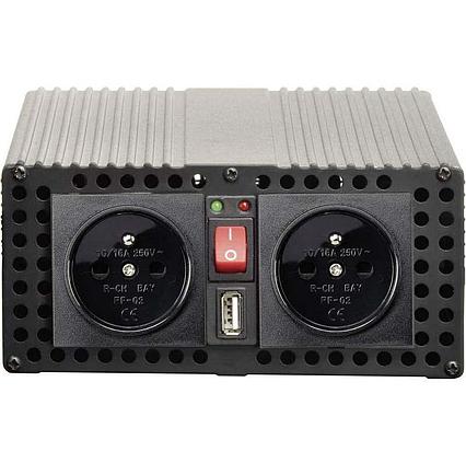Měnič napětí Voltcraft MSW 1200W 24V/230V s USB výstupem