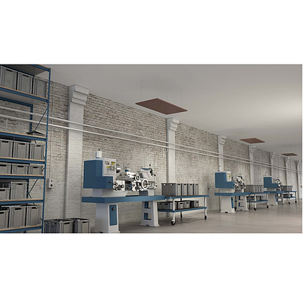Nízkoteplotný sálavý panel ECOSUN 700 IN h 700 W hnědý