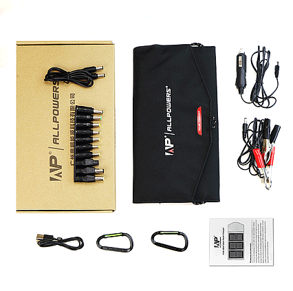 Skládatelná solární nabíječka 21W Allpowers + 20000mAh Powerbank Xtorm FS304