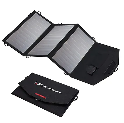 Skladateľná solárna nabíjačka 21W Allpowers +  20000mAh Powerbank Xtorm FS304