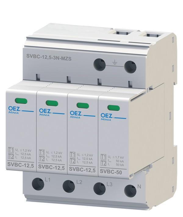 Svodič přepětí OEZ AC 230V 4P SVBC 12,5 3H MZ