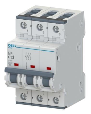 Jistič OEZ Minia LTE-32B-3 (6kA)