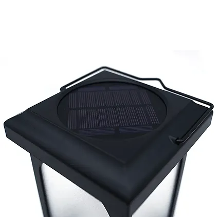 Záhradná solárna lucerna TrueFlame Solar Crook SS9968 s USB