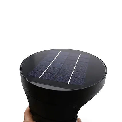 Solární senzorové sloupkové osvětlení SolarCentre York 200 lumenů teplá bílá