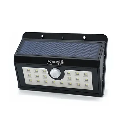 Sada 4x Solárne bezpečnostné LED osvetlenie s pohybovým senzorom POWERplus Boa 20 LED