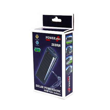Solární nabíječka Zebra POWERplus 2000mAh