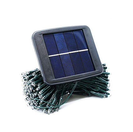 Vánoční SADA 2x Solární LED řetěz SolarCentre Elan SS9944 200 LED / 20m studená bílá