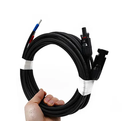 2 x Solární kabel 4mm² s koncovkami MC4 5m