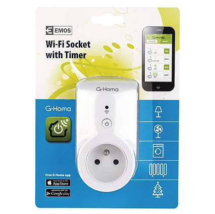 Wi-Fi Časovací zásuvka EMOS G-Homa P5550