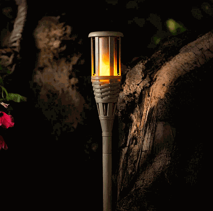 Zahradní solární lampa SolarCentre Trueflame Tiki SS9997
