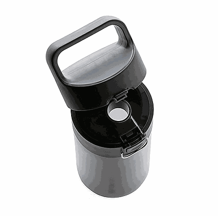 Láhev na vodu s uzamykatelným víčkem XD Design 600ml černá