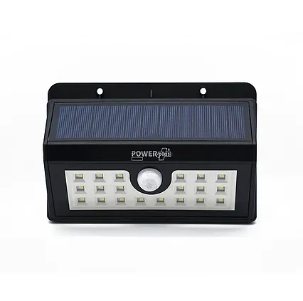 Sada 4x Solárne bezpečnostné LED osvetlenie s pohybovým senzorom POWERplus Boa 20 LED
