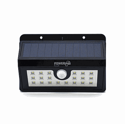 Sada 4x Solární bezpečnostní LED osvětlení s pohybovým senzorem POWERplus Boa 20 LED