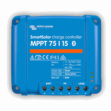 MPPT regulátor nabíjania Victron Energy SmartSolar 75V 15A s bluetooth