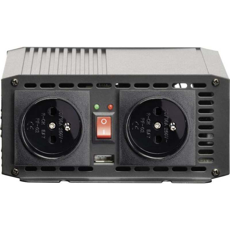 Menič napätia Voltcraft MSW 700W 12V/230V s USB výstupom